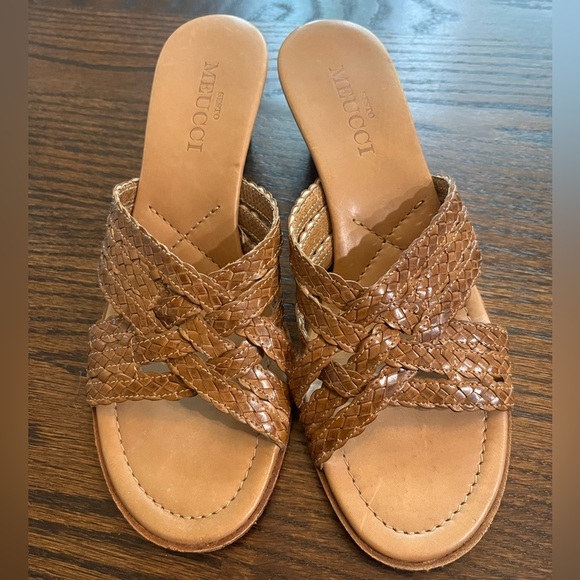 Sesto Meucci Italian Wedge Sandals - Picture 1 of 5